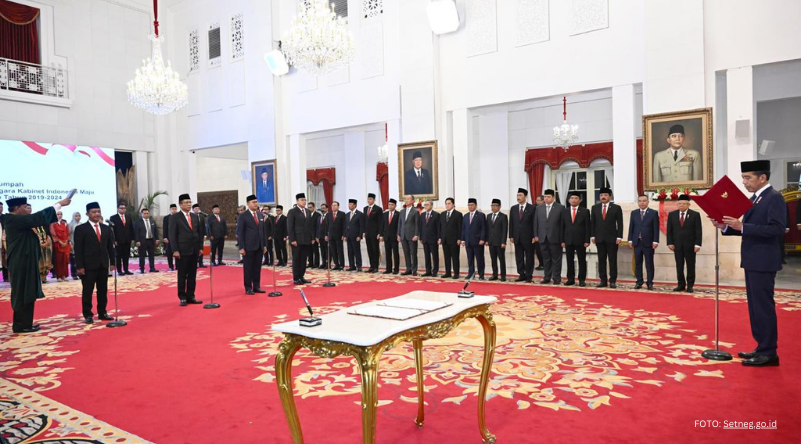 Presiden Lantik Tiga Menteri dan Satu Wakil Menteri