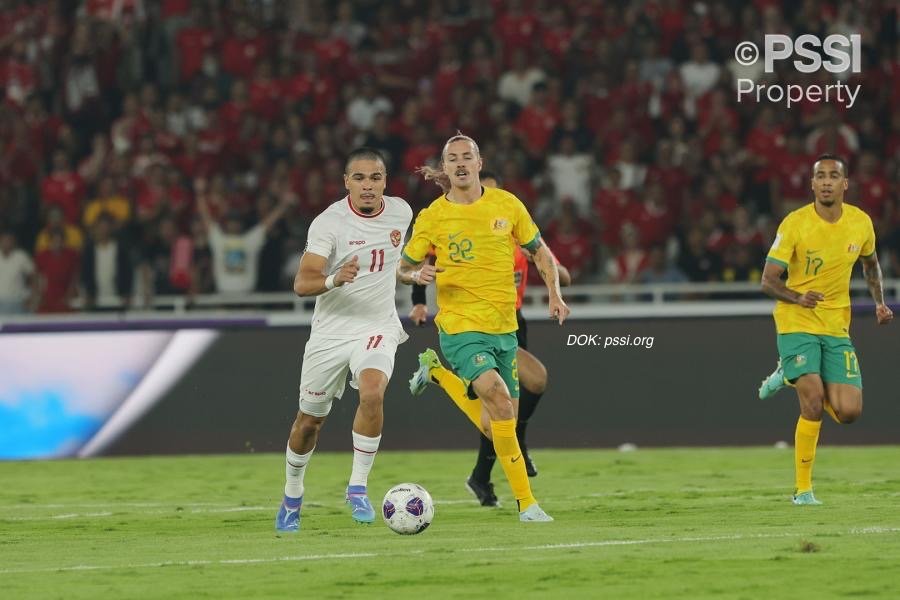Timnas Mampu Bermain Imbang Melawan Australia