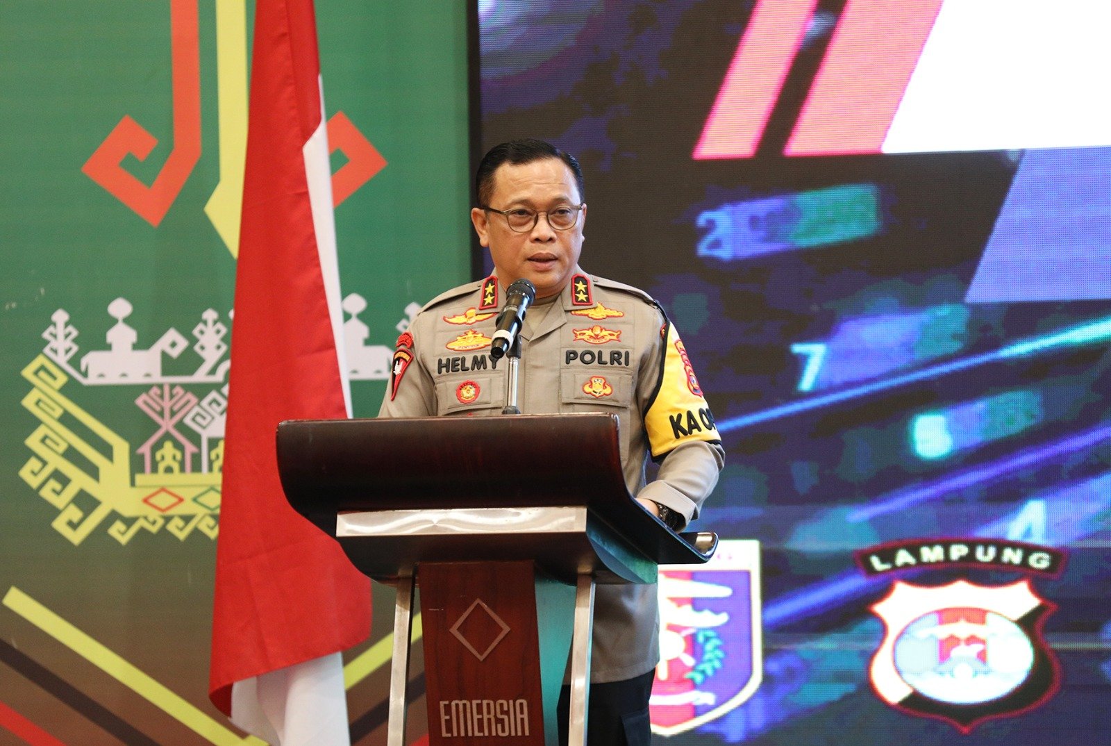 Kapolda Lampung Memastikan Netralitas Polri