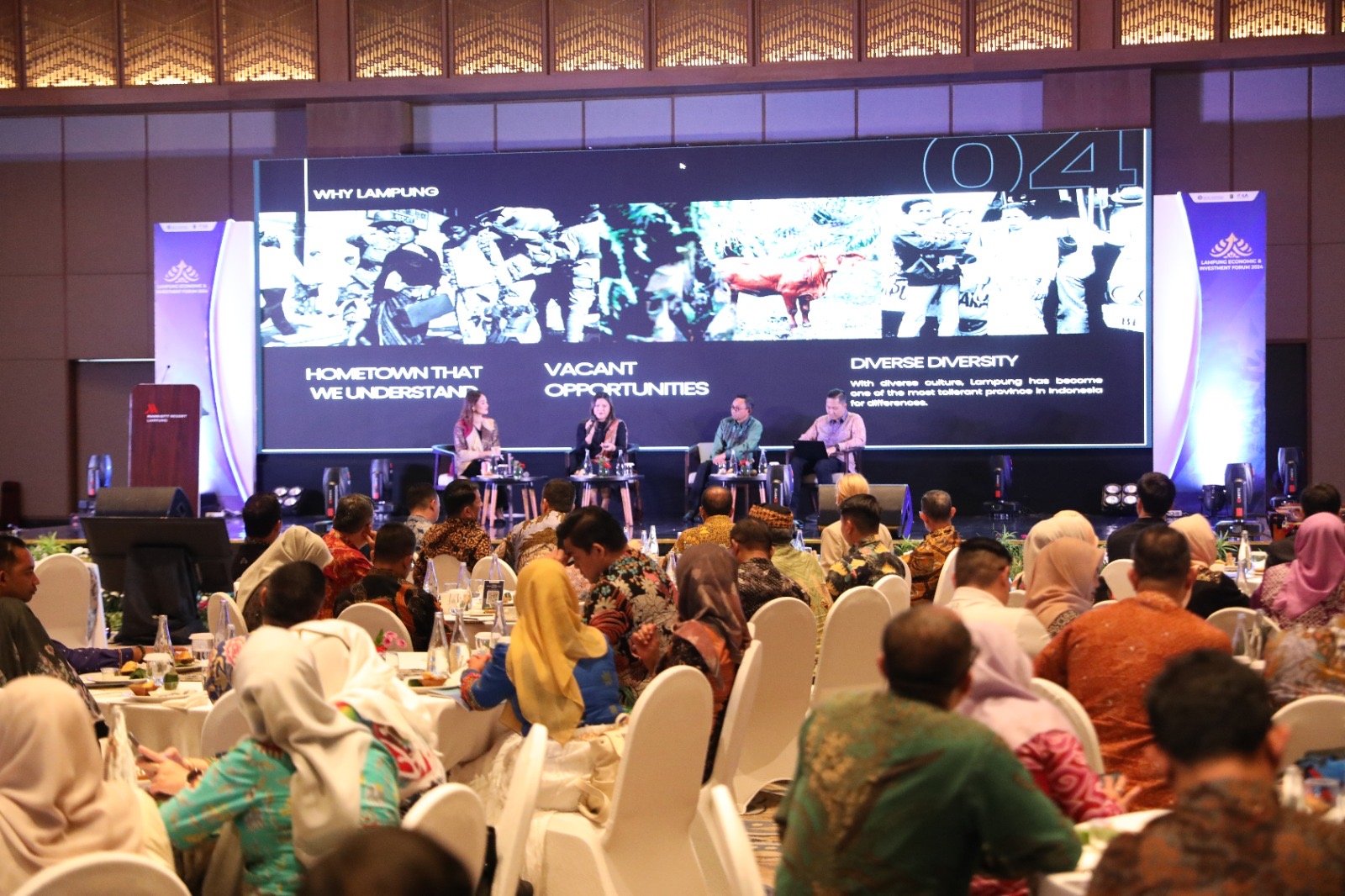 Pj Gubernur Lampung Buka Lampung Economic and Investment Forum 2024
