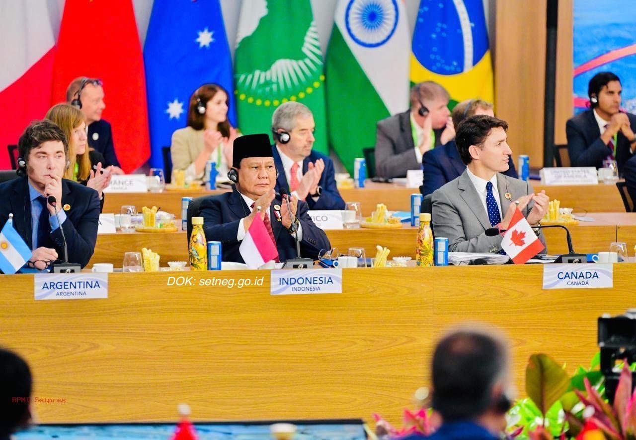 Presiden Prabowo Hadiri Peluncuran Global Alliance Againts Hunger and Property di KTT G20