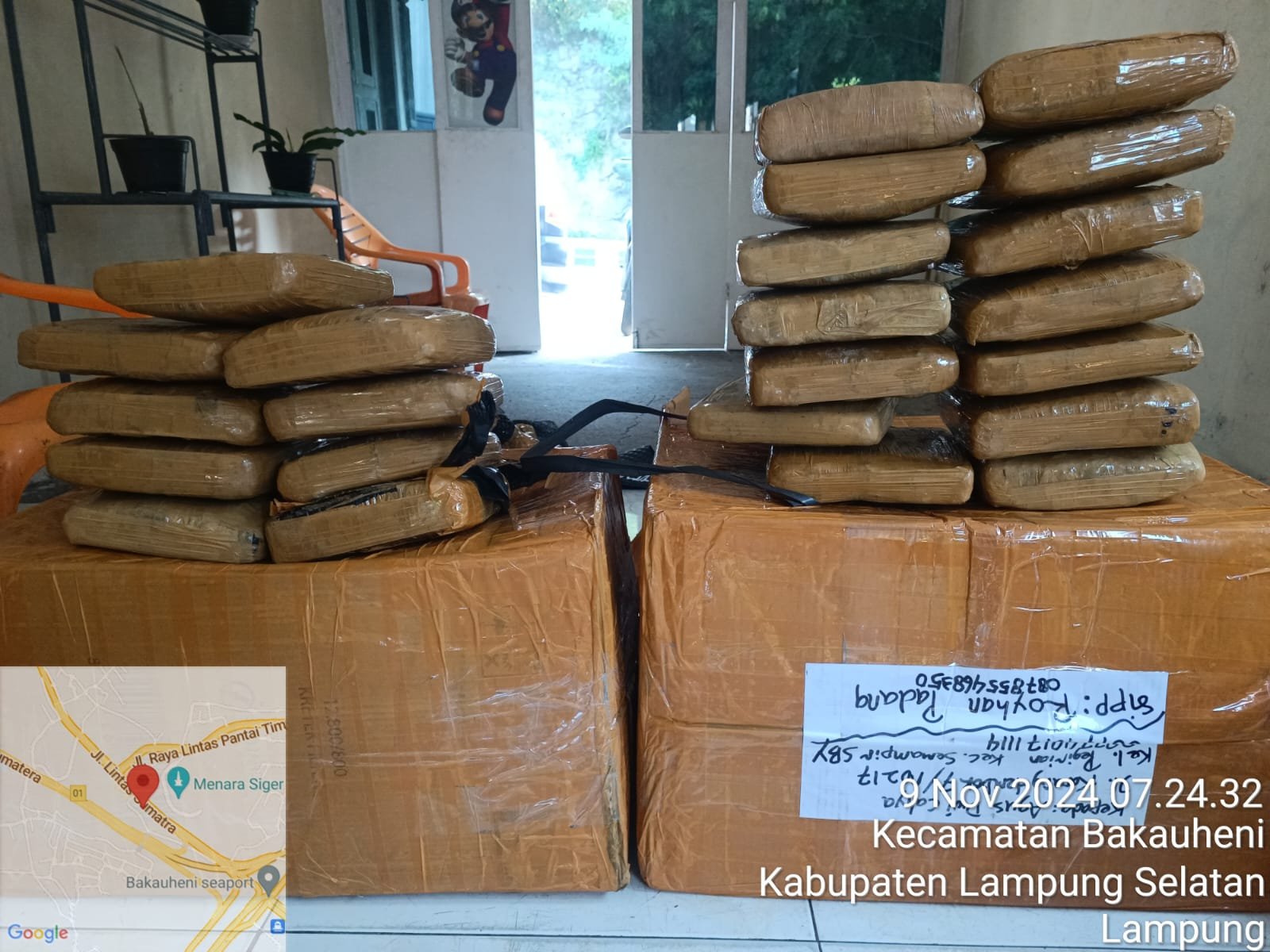 Tim Terpadu Seaport Interdiction Bakauheni Gagalkan Penyelundupan Ganja